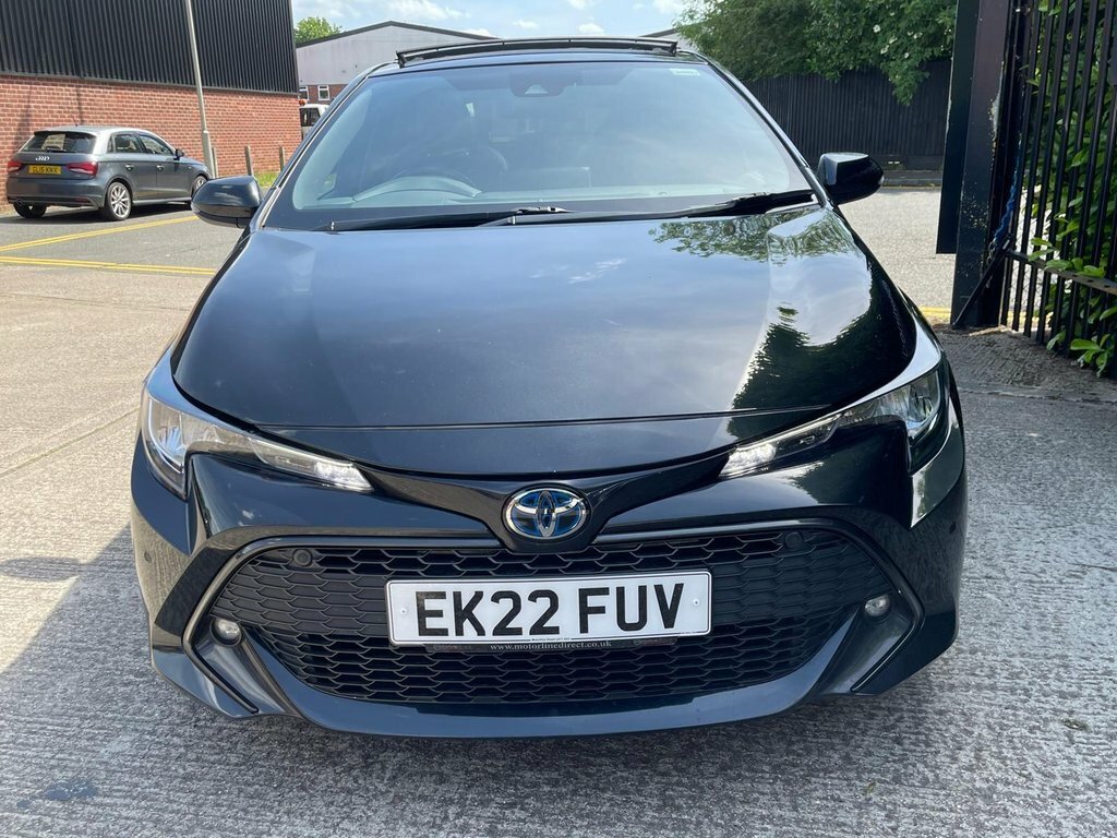 Toyota Corolla 1.8 Vvt-h Gpf Design Hatchback Hybrid C EK22FUV Black #6