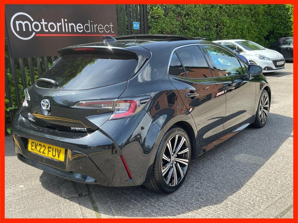 Toyota Corolla 1.8 Vvt-h Gpf Design Hatchback Hybrid C EK22FUV Black #3