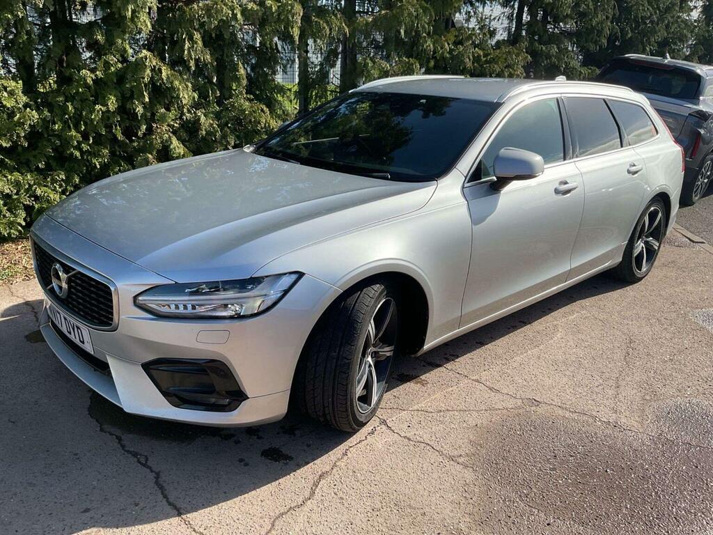 Volvo V90 2.0 D4 R-design Euro 6 Ss NV17DYD Silver #4