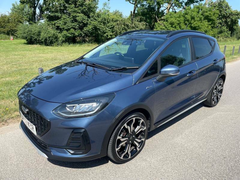Ford Fiesta 1.0 Ecoboost Active X - 2022 72 OV72WZR Blue #3