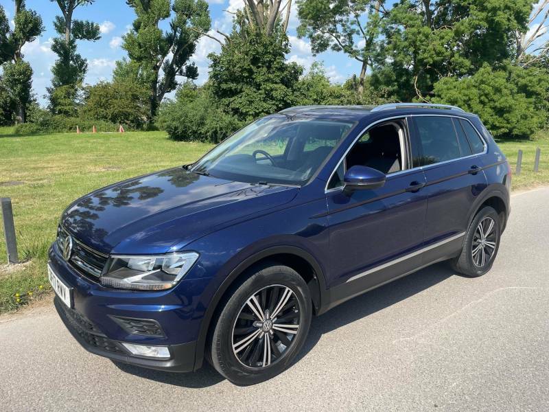 Volkswagen Tiguan 2.0 Tdi 190 4Motion Se Nav Dsg - 2017 17 DF17RWV Blue #4