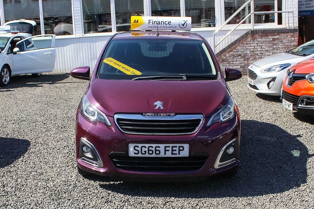 Peugeot 108 1.2 Puretech Allure Euro 6 SG66FEP Purple #2
