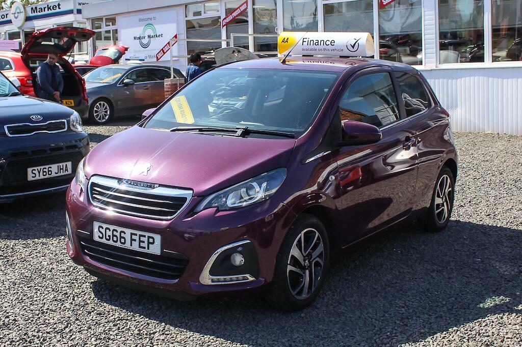 Peugeot 108 1.2 Puretech Allure Euro 6 SG66FEP Purple #3