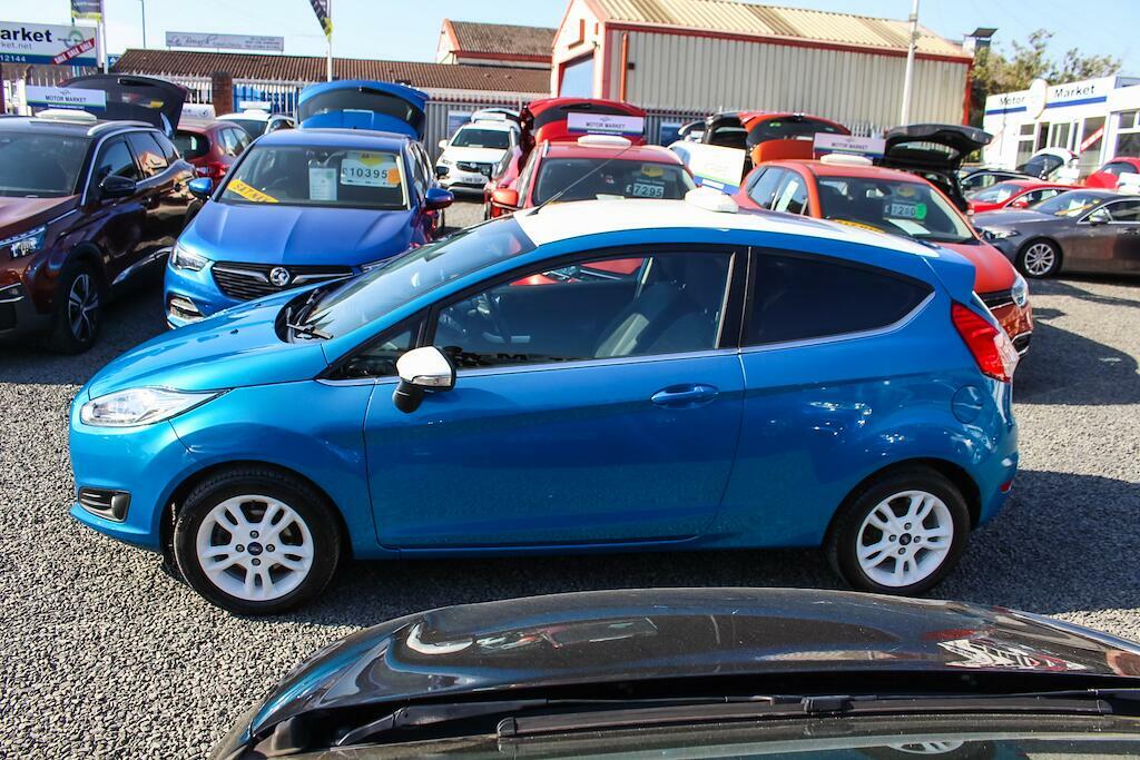 Ford Fiesta 1.25 Zetec Blue Edition Euro 6 SJ16HRS Blue #4