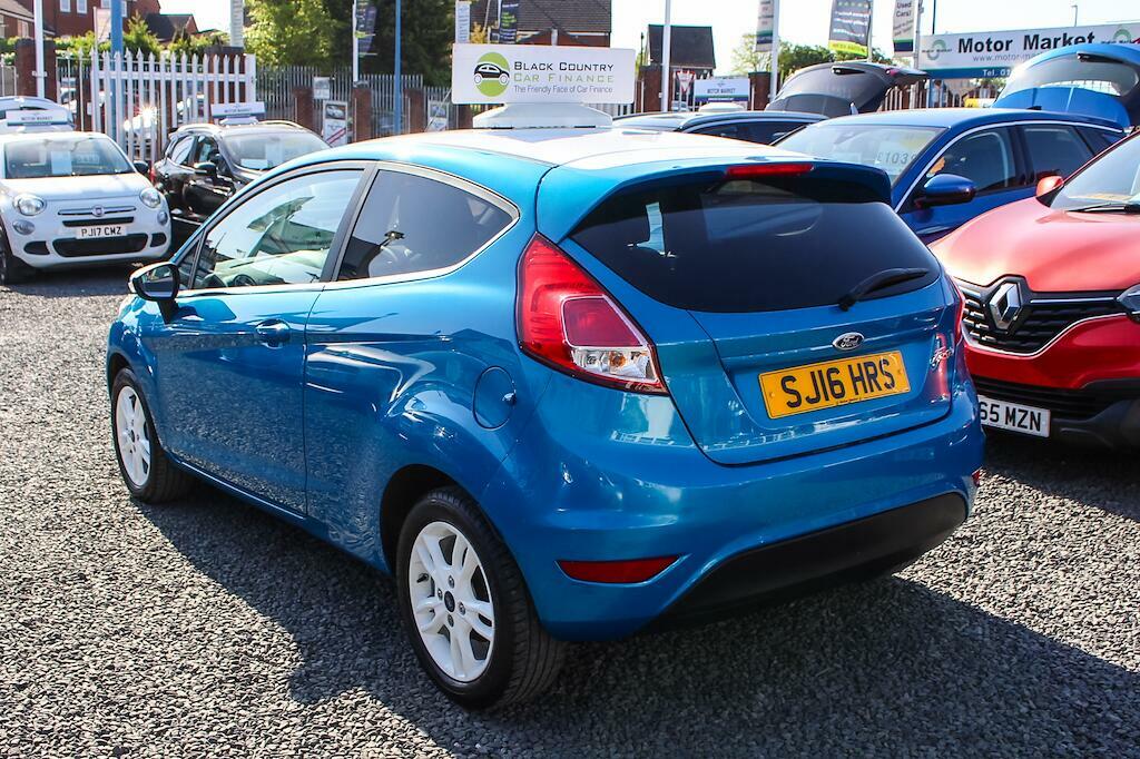 Ford Fiesta 1.25 Zetec Blue Edition Euro 6 SJ16HRS Blue #5