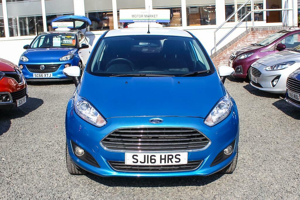 Ford Fiesta 1.25 Zetec Blue Edition Euro 6 SJ16HRS Blue #2