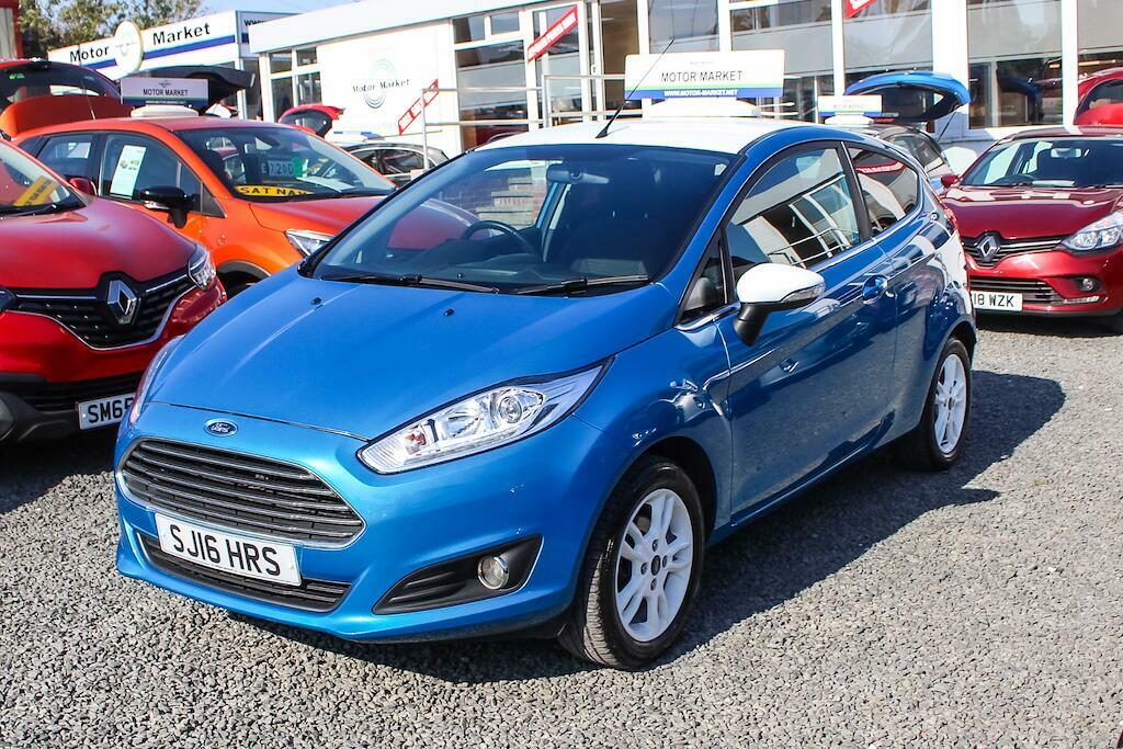 Ford Fiesta 1.25 Zetec Blue Edition Euro 6 SJ16HRS Blue #3