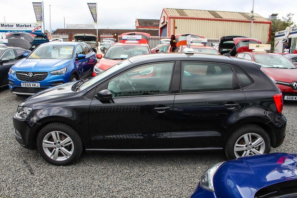Volkswagen Polo 1.2 Tsi Bluemotion Tech Match Euro 6 Ss LS66XOH Black #4