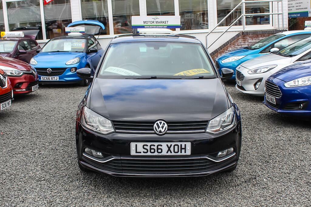 Volkswagen Polo 1.2 Tsi Bluemotion Tech Match Euro 6 Ss LS66XOH Black #2