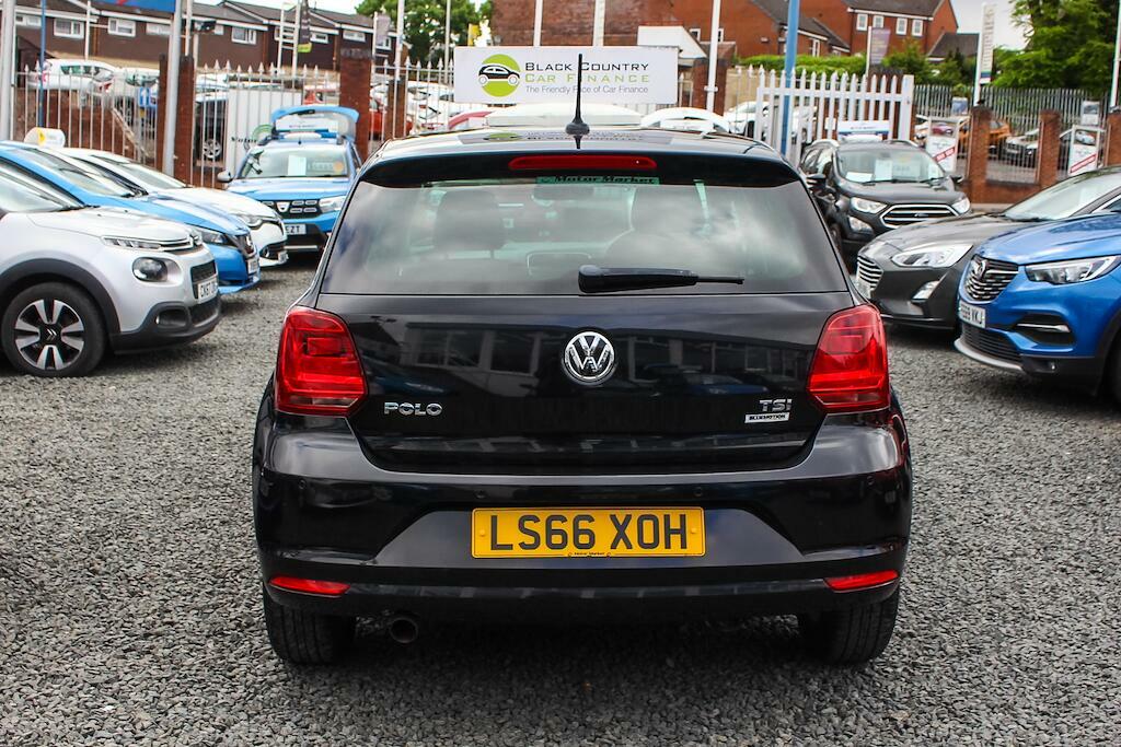 Volkswagen Polo 1.2 Tsi Bluemotion Tech Match Euro 6 Ss LS66XOH Black #6