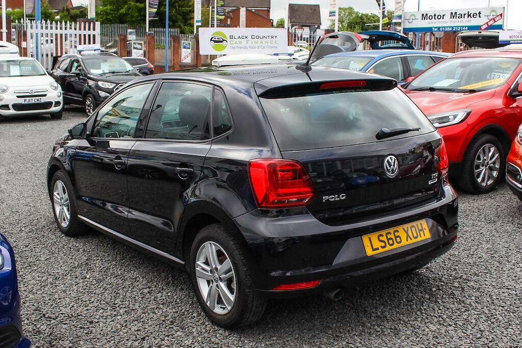 Volkswagen Polo 1.2 Tsi Bluemotion Tech Match Euro 6 Ss LS66XOH Black #5