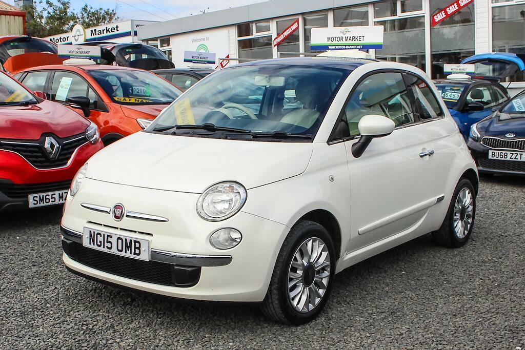 Fiat 500 1.2 Lounge Euro 6 Ss NG15OMB White #3