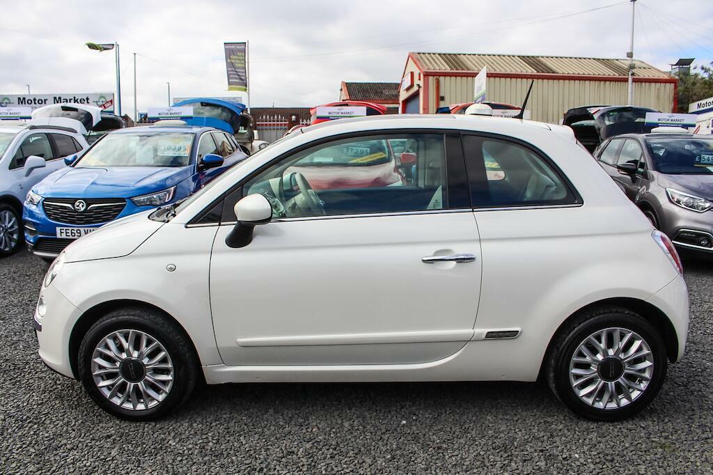 Fiat 500 1.2 Lounge Euro 6 Ss NG15OMB White #4