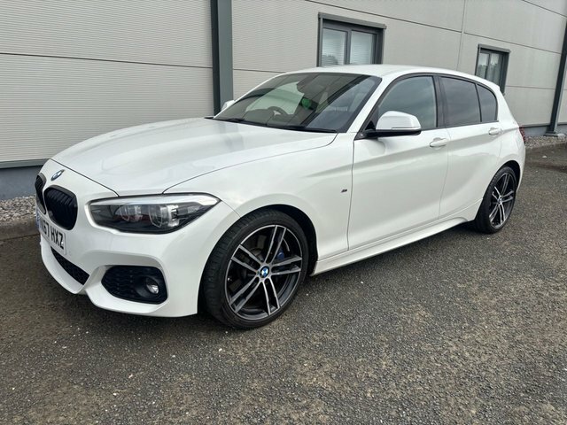 BMW 1 Series 1.5 116D M Sport Shadow Edition Hatchback Dies YK67HXZ White #5