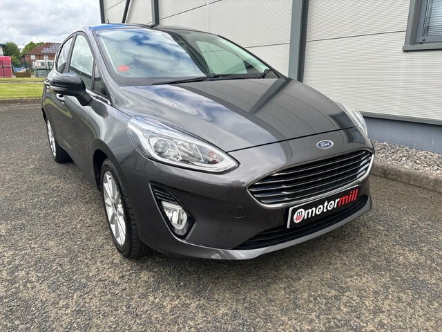 Ford Fiesta 1.0T Ecoboost Titanium Hatchback MJ67OJF Grey #3