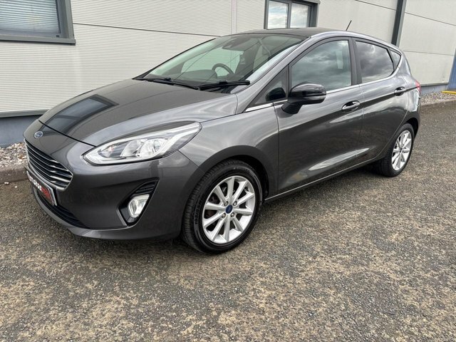 Ford Fiesta 1.0T Ecoboost Titanium Hatchback MJ67OJF Grey #6
