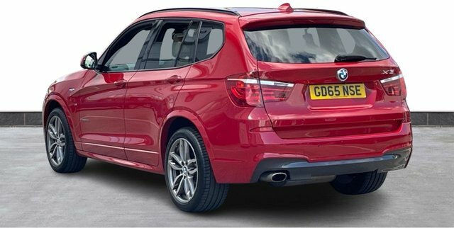 BMW X3 2.0 20D M Sport Suv Xdrive Euro 6 GD65NSE Red #5