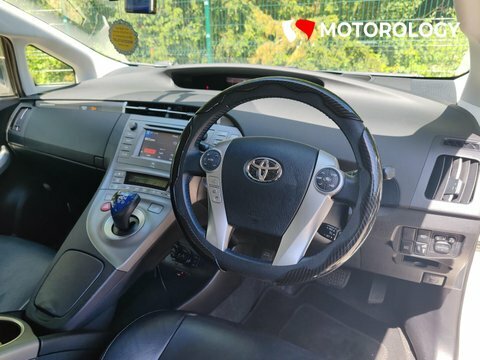 Toyota Prius 1.8 Vvt-h Hatchback White #3