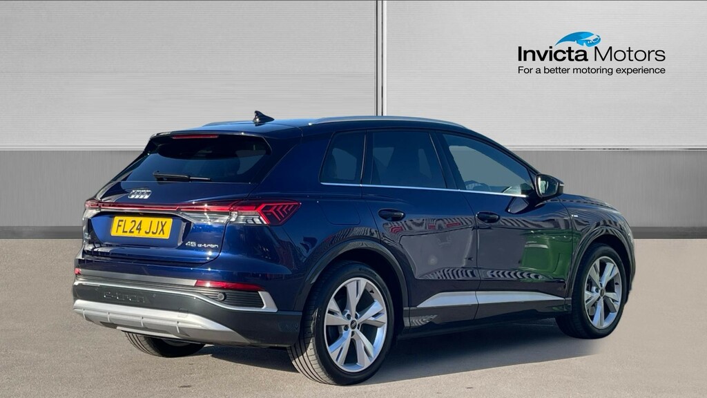 Audi Q4 E Tron S Line FL24JJX Blue #3