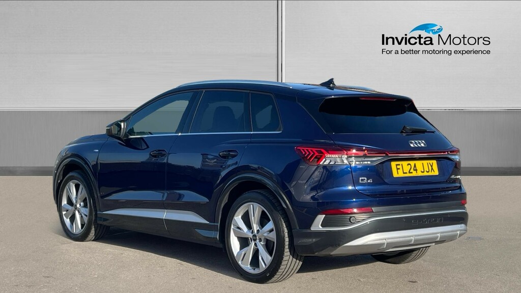 Audi Q4 E Tron S Line FL24JJX Blue #5