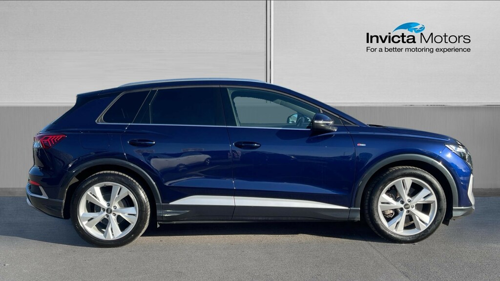 Audi Q4 E Tron S Line FL24JJX Blue #2