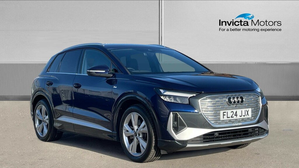 Audi Q4 E Tron S Line Blue