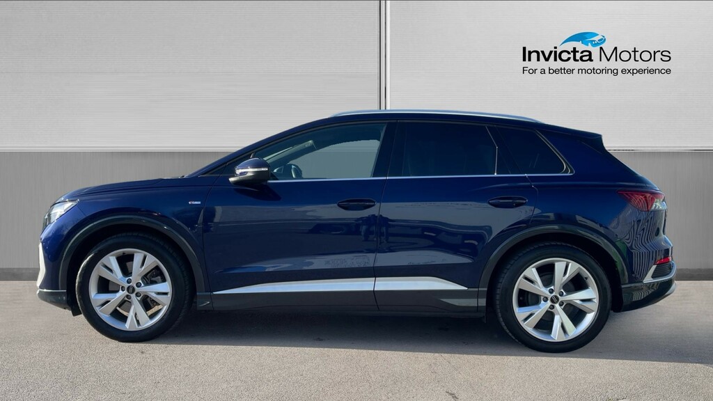 Audi Q4 E Tron S Line FL24JJX Blue #6