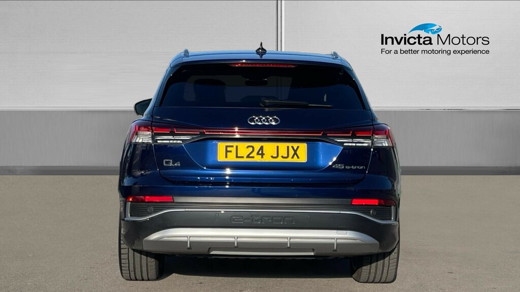 Audi Q4 E Tron S Line FL24JJX Blue #4