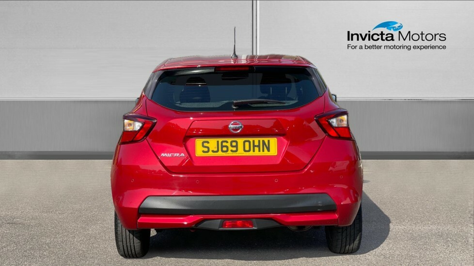 Nissan Micra Acenta Red #4