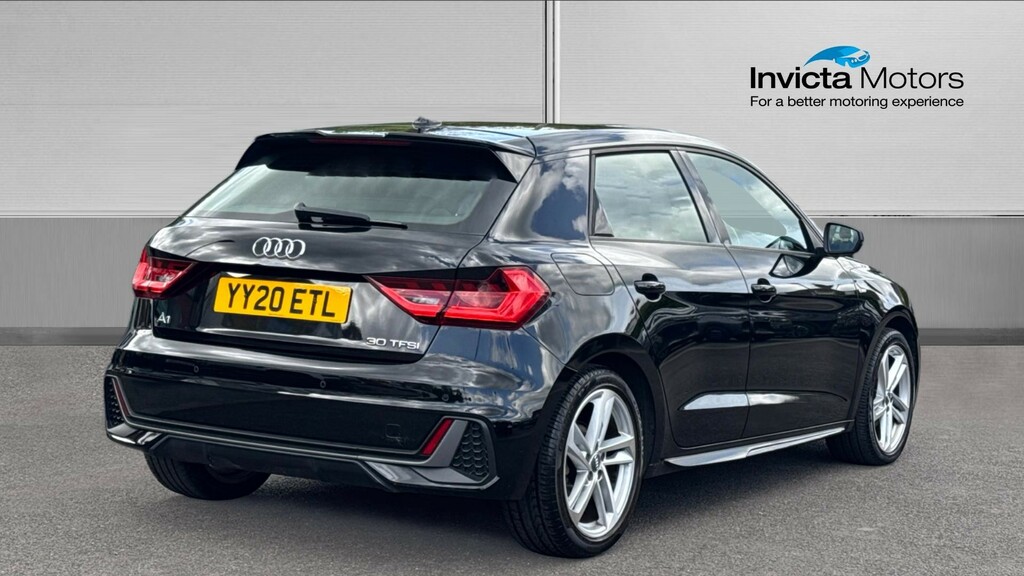 Audi A1 30 Tfsi S Line S Tronic YY20ETL Black #3