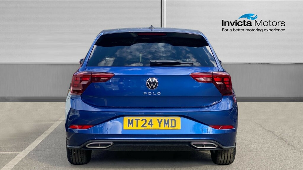 Volkswagen Polo R-line MT24YMD Blue #4