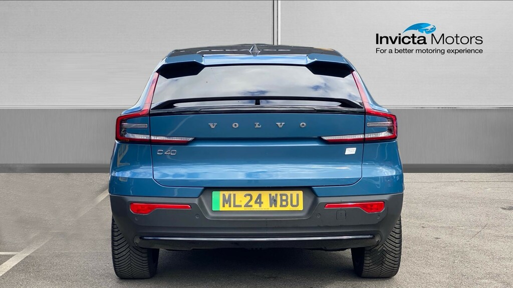 Volvo C40 Recharge Twin Ultimate Awd Blue #4