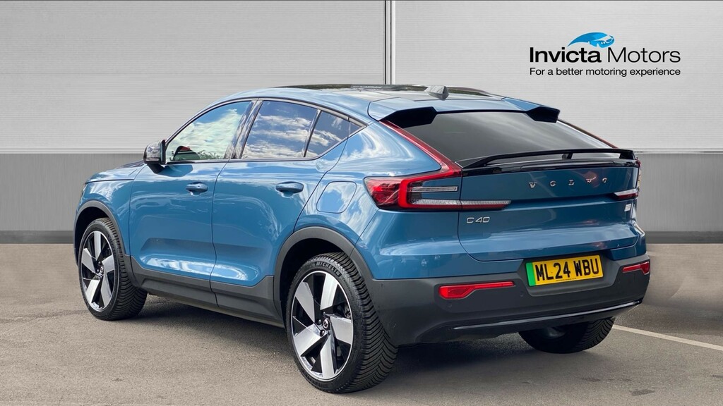 Volvo C40 Recharge Twin Ultimate Awd Blue #5