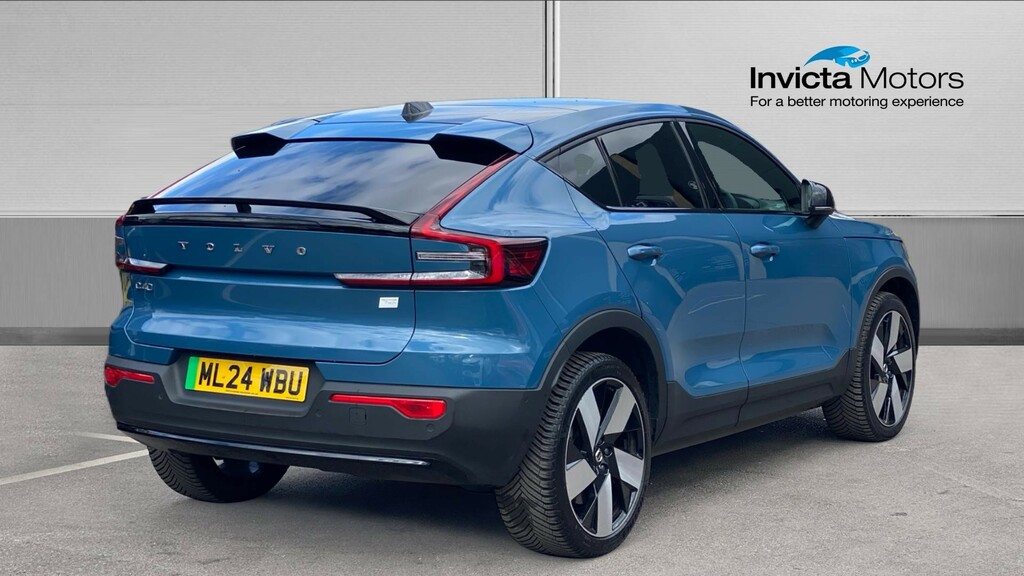 Volvo C40 Recharge Twin Ultimate Awd Blue #3