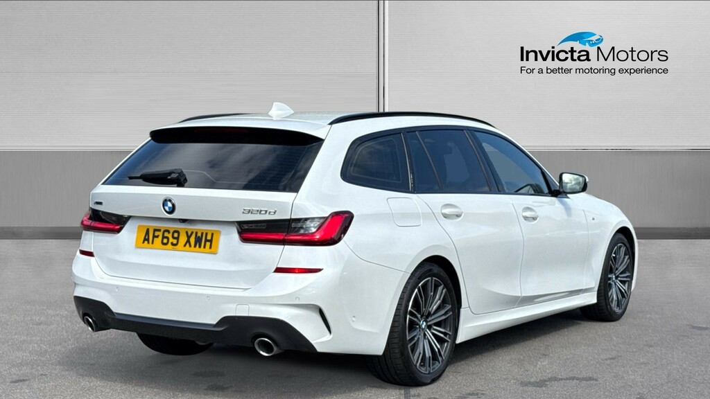 BMW 3 Series M Sport AF69XWH White #3