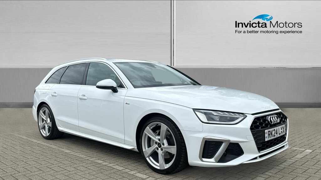 Audi A4 S Line Estate White
