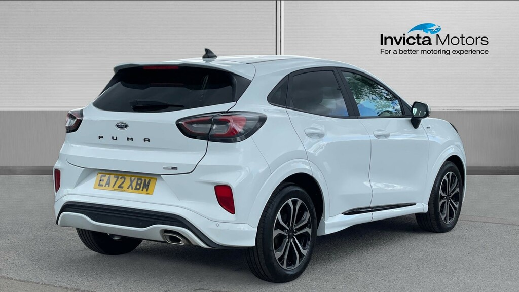 Ford Puma St-line EA72XBM White #3