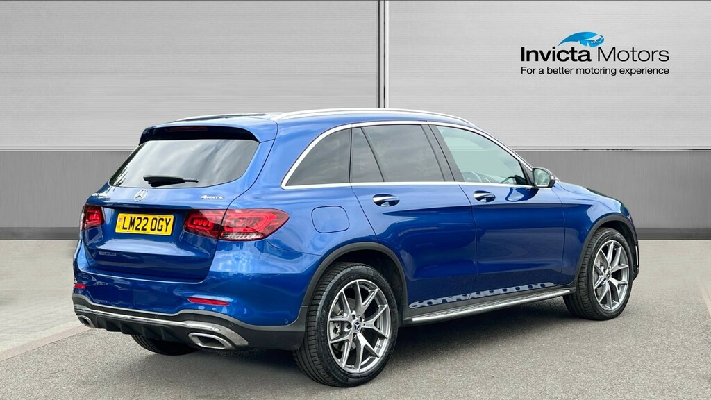 Mercedes-Benz GLC Class 4Matic Amg Line Premium LM22OGY Blue #3