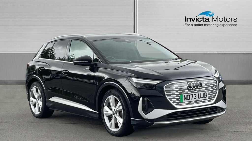 Audi Q4 E Tron S Line Black
