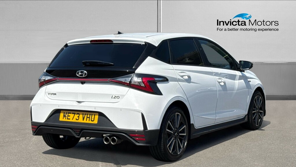Hyundai I20 N Line ME73VHU White #3