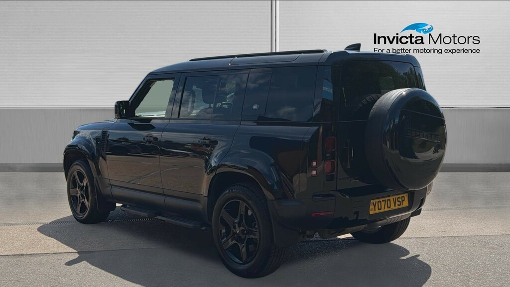 Land Rover Defender 110 Hse 110 YO70VSP Black #5