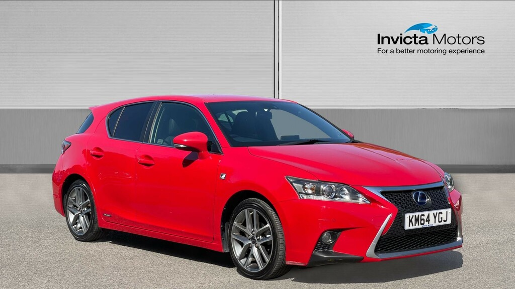 Lexus CT F-sport Red