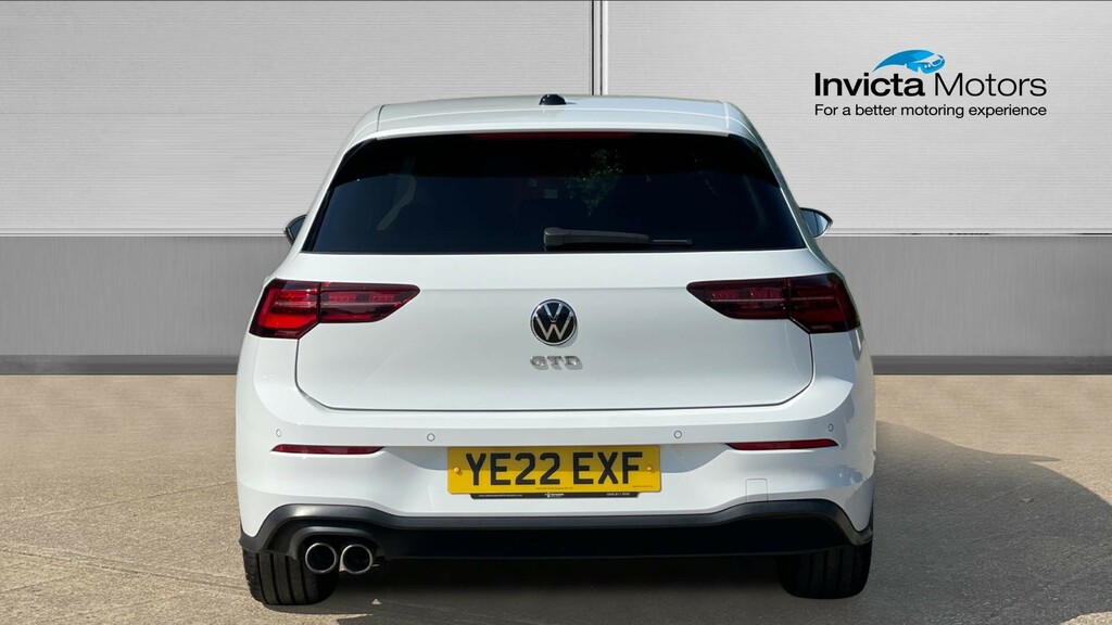 Volkswagen Golf Gtd YE22EXF White #4