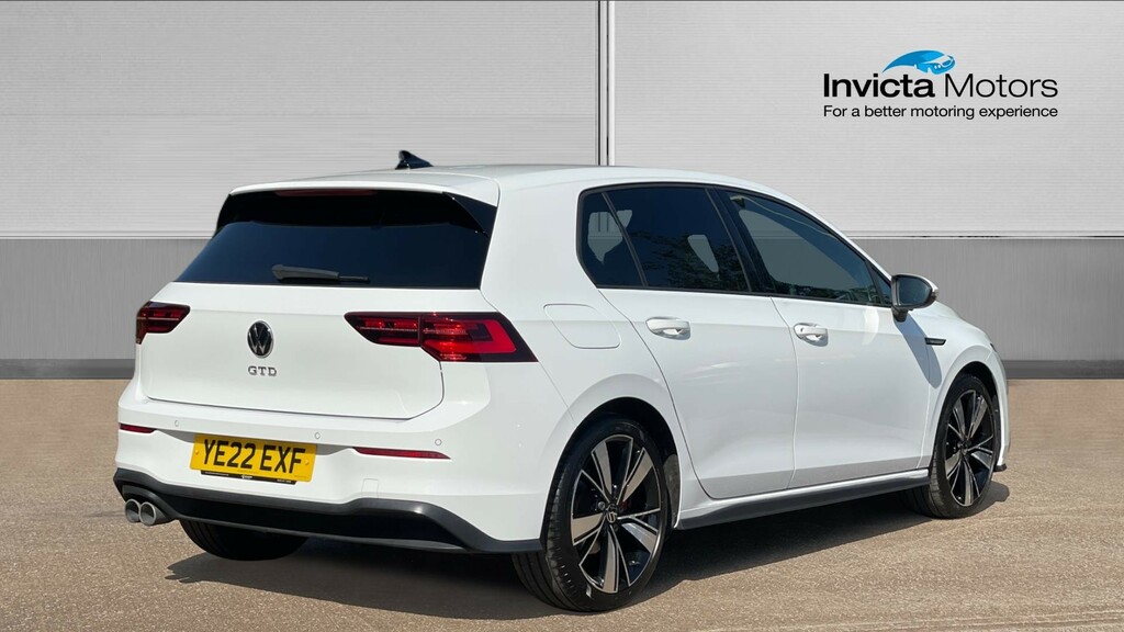 Volkswagen Golf Gtd YE22EXF White #3