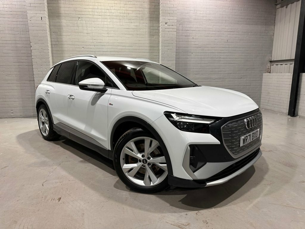 Audi Q4 E Tron Suv WR71BXO White #3