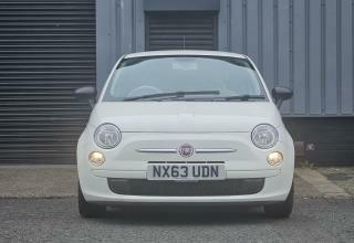 Fiat 500 1.2 Pop Hatchback Euro 4 69 Bhp NX63UDN White #3