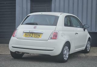 Fiat 500 1.2 Pop Hatchback Euro 4 69 Bhp NX63UDN White #6