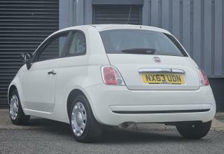Fiat 500 1.2 Pop Hatchback Euro 4 69 Bhp NX63UDN White #2