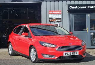 Ford Focus 1.5 Tdci Titanium Hatchback Euro Red