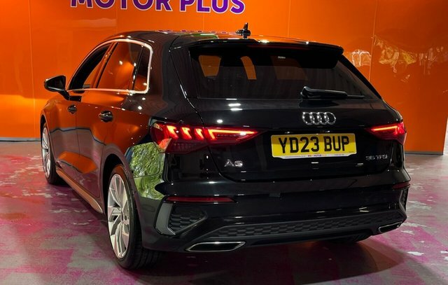 Audi A3 1.5 Tfsi 35 S Line Sportback S Tronic E YD23BUP Black #2